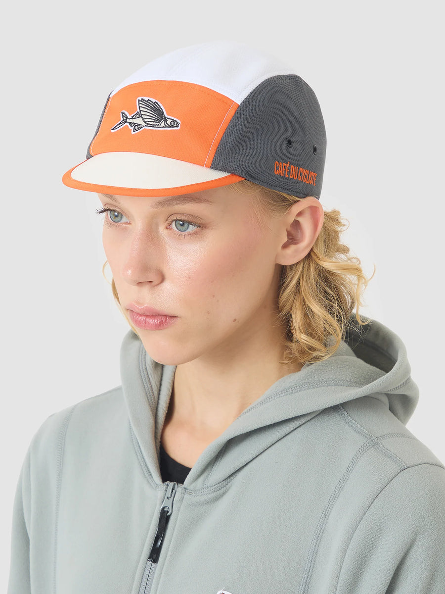 Café du Cycliste Gravel Cap Summer Radkappe Anthracite Scarlet