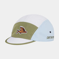 Café du Cycliste Gravel Cap Summer Radkappe Khaki Ice Blue