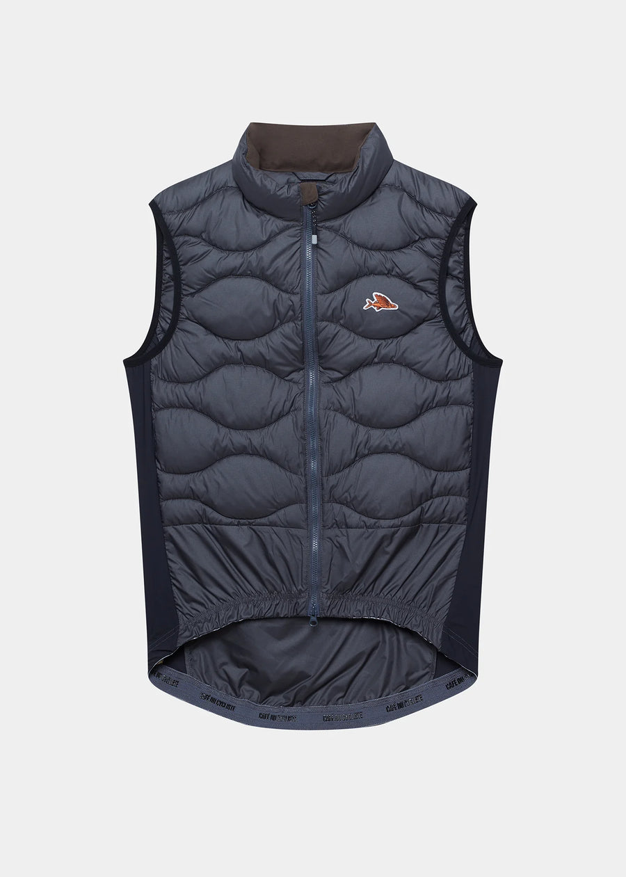 Café du Cycliste Alexia Unisex Thermal Gilet Thermo Weste Anthracite