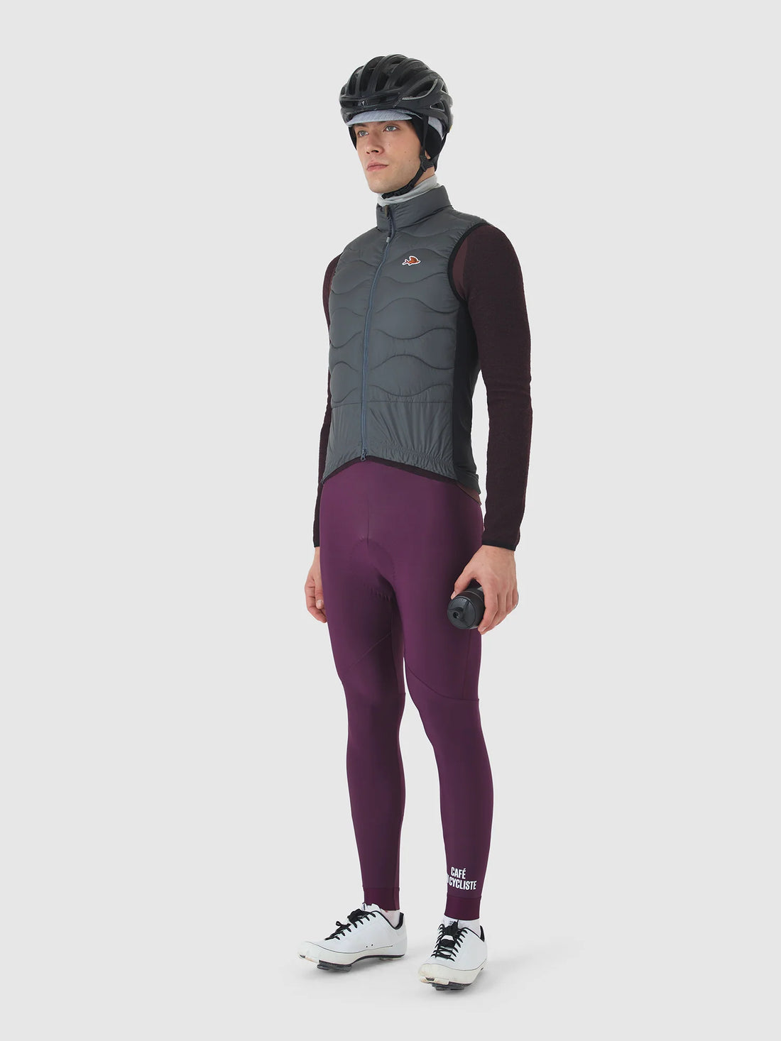 Café du Cycliste Alexia Unisex Thermal Gilet Thermo Weste Anthracite