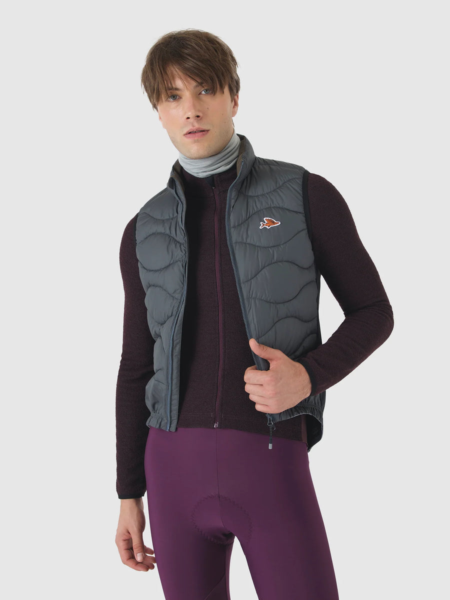 Café du Cycliste Alexia Unisex Thermal Gilet Thermo Weste Anthracite