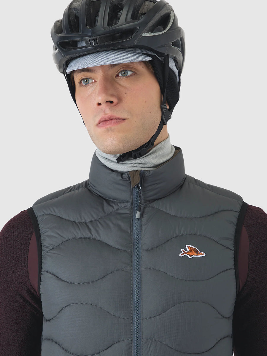 Café du Cycliste Alexia Unisex Thermal Gilet Thermo Weste Anthracite