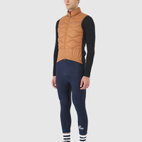 Café du Cycliste Alexia Unisex Thermal Gilet Thermo Weste Cashew