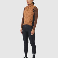 Café du Cycliste Alexia Unisex Thermal Gilet Thermo Weste Cashew