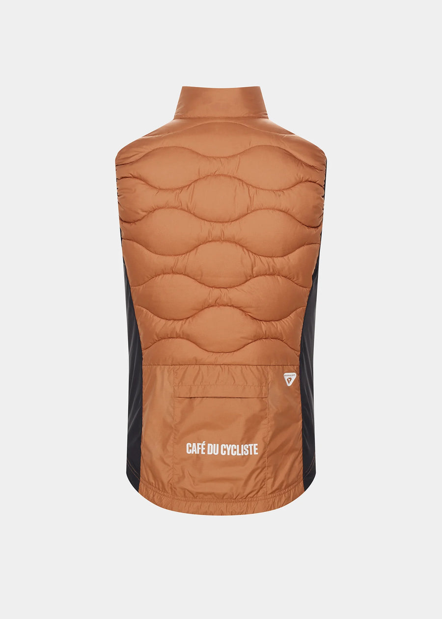 Café du Cycliste Alexia Unisex Thermal Gilet Thermo Weste Cashew