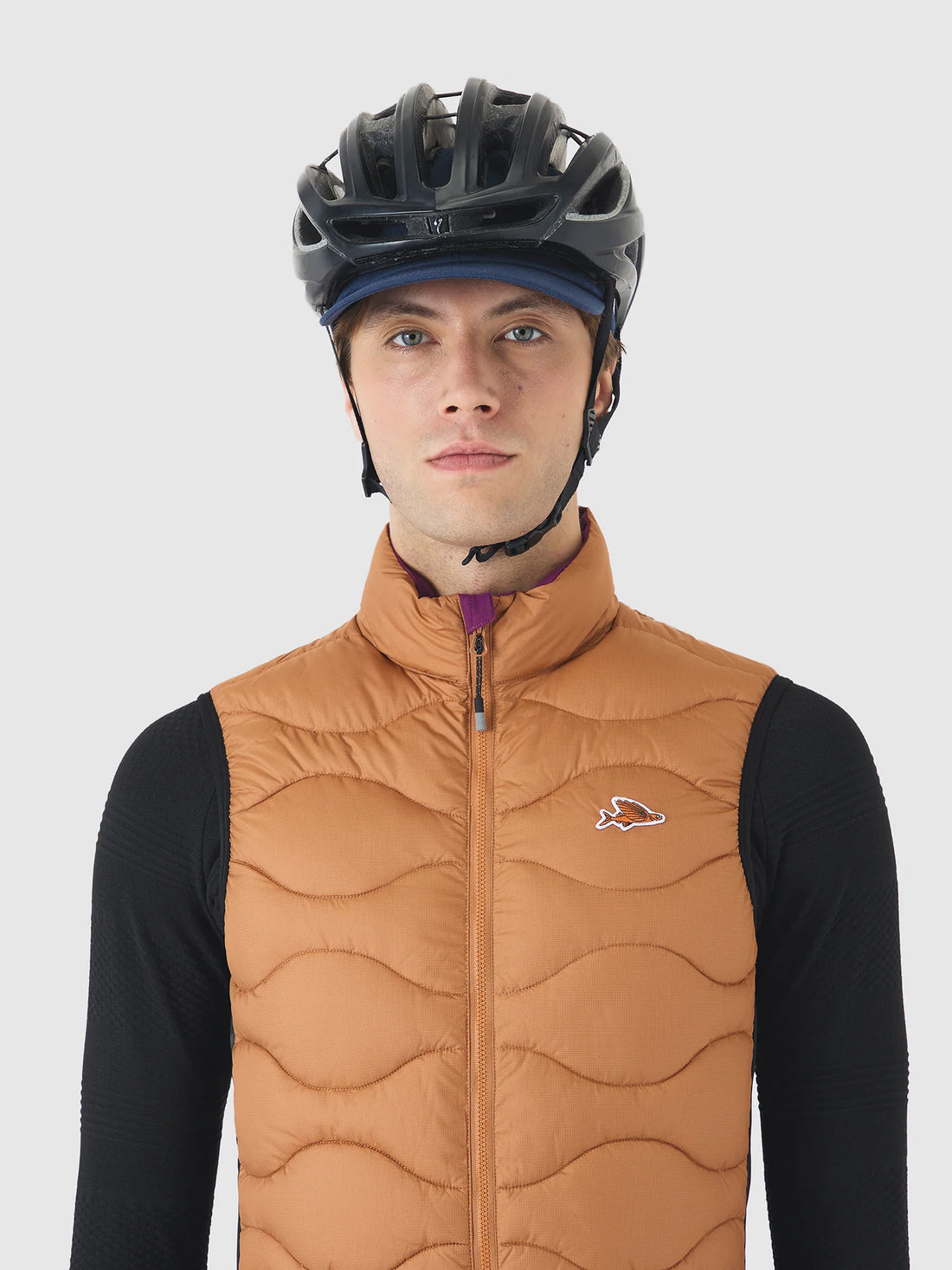 Café du Cycliste Alexia Unisex Thermal Gilet Thermo Weste Cashew