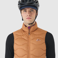 Café du Cycliste Alexia Unisex Thermal Gilet Thermo Weste Cashew