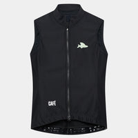 Café du Cycliste Sibille Women's Thermal Gilet Thermo Windweste Black