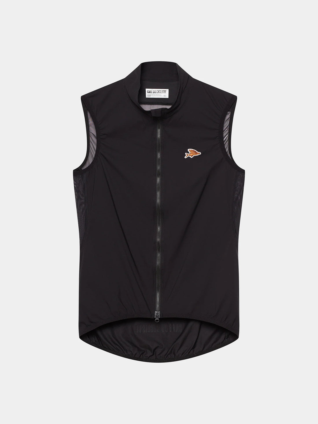 Café du Cycliste Edith Men's Cycling Gilet Windweste Black