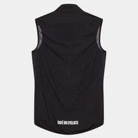 Café du Cycliste Edith Men's Cycling Gilet Windweste Black