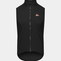 Café du Cycliste Edith Men's Cycling Gilet Windweste Black