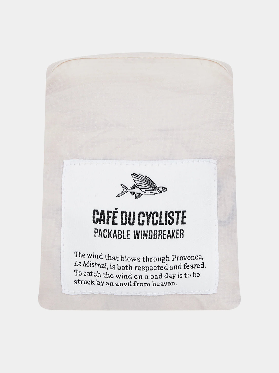 Café du Cycliste Edith Men's Cycling Gilet Windweste Chalk