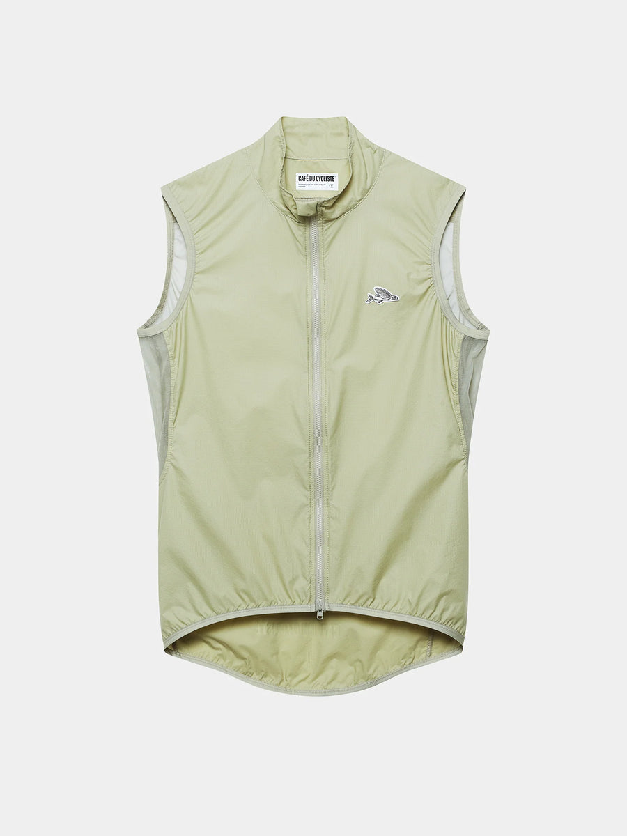 Café du Cycliste Edith Men's Cycling Gilet Windweste Puddle