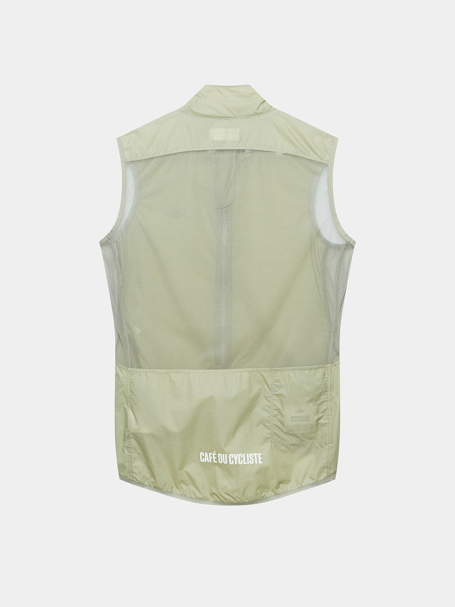 Café du Cycliste Edith Men's Cycling Gilet Windweste Puddle