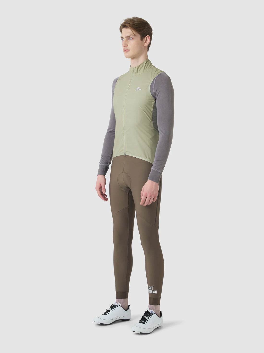 Café du Cycliste Edith Men's Cycling Gilet Windweste Puddle