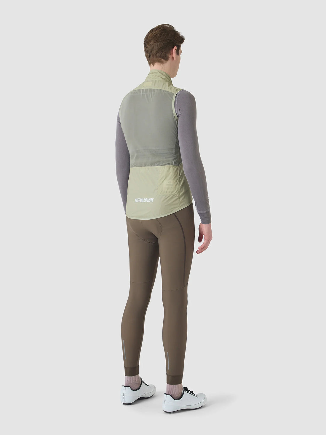 Café du Cycliste Edith Men's Cycling Gilet Windweste Puddle