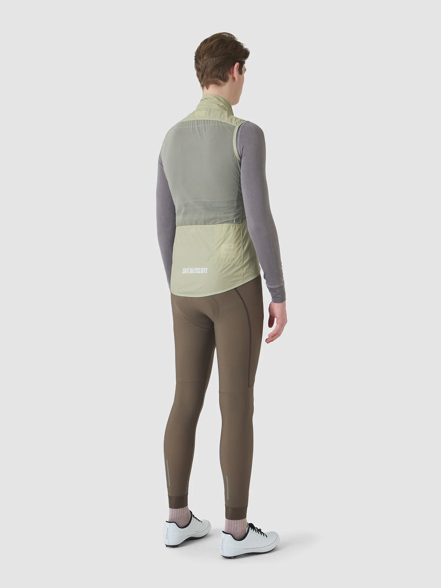 Café du Cycliste Edith Men's Cycling Gilet Windweste Puddle