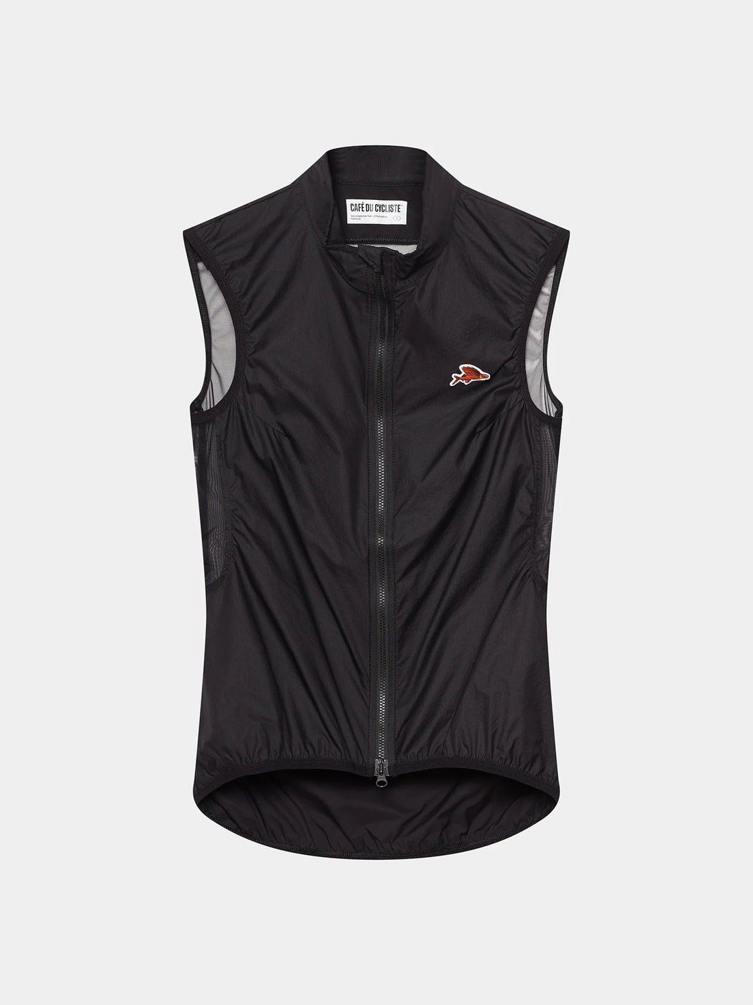 Café du Cycliste Edith Women's Cycling Gilet Windweste Black