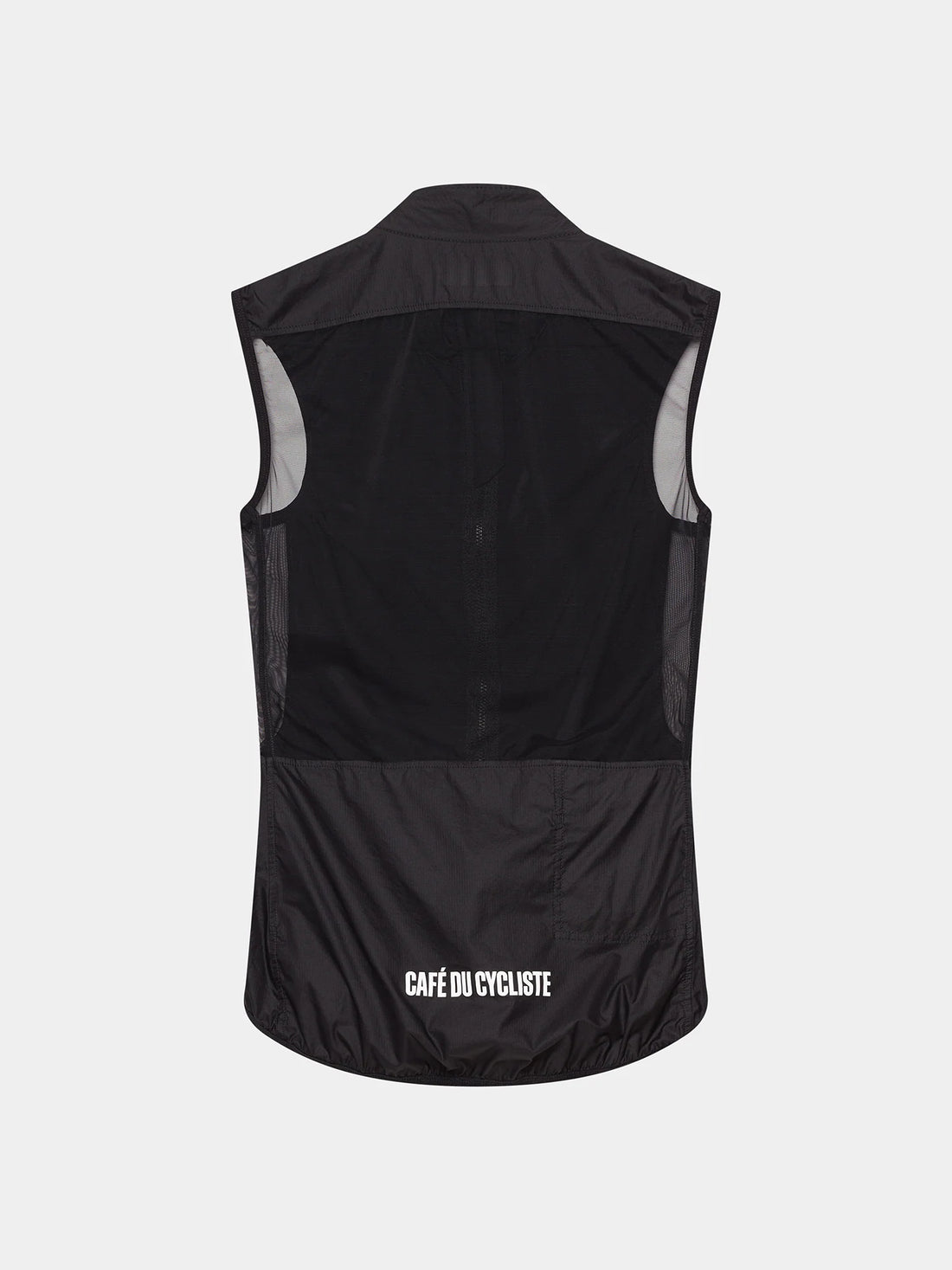 Café du Cycliste Edith Women's Cycling Gilet Windweste Black