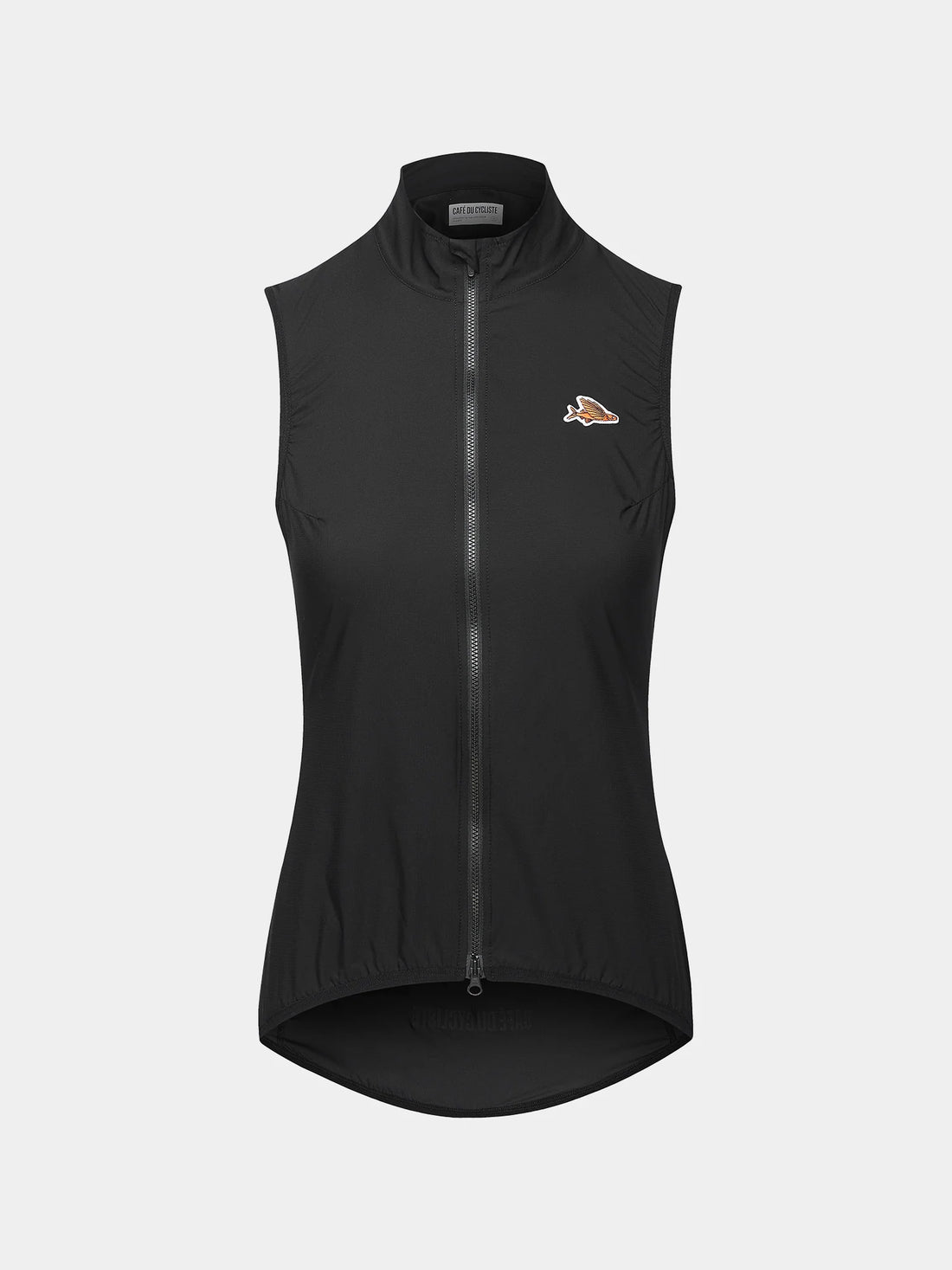 Café du Cycliste Edith Women's Cycling Gilet Windweste Black