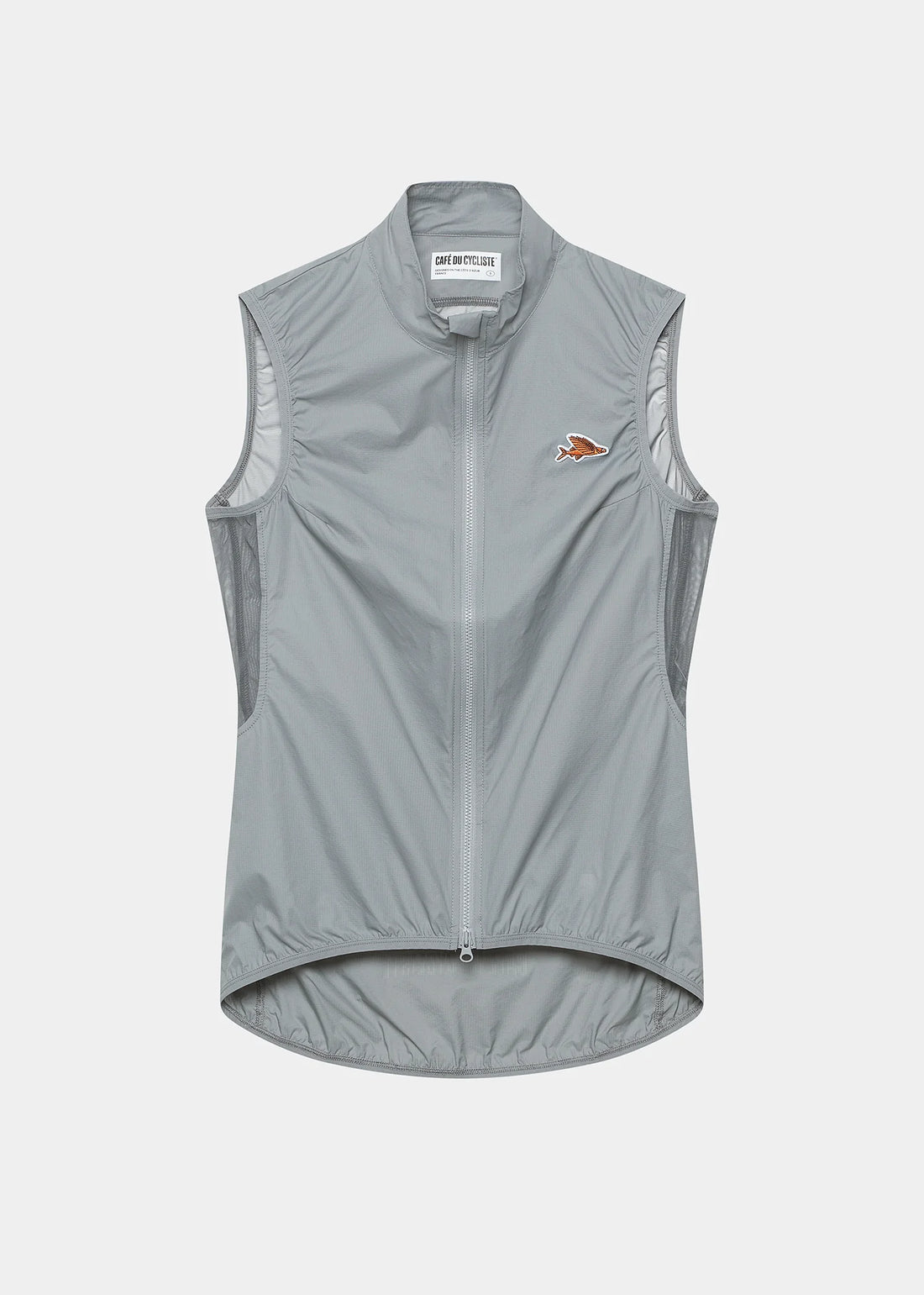 Café du Cycliste Edith Women's Cycling Gilet Windweste Mountain Fog