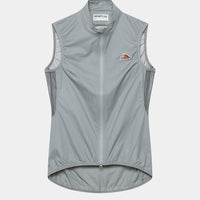 Café du Cycliste Edith Women's Cycling Gilet Windweste Mountain Fog
