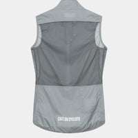 Café du Cycliste Edith Women's Cycling Gilet Windweste Mountain Fog