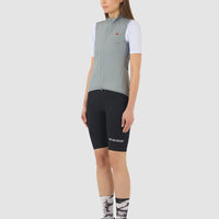 Café du Cycliste Edith Women's Cycling Gilet Windweste Mountain Fog