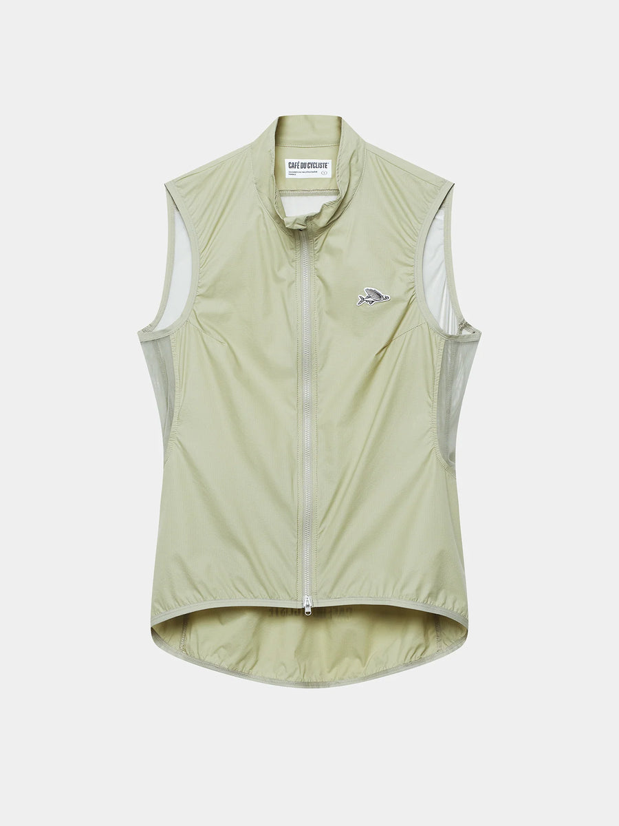 Café du Cycliste Edith Women's Cycling Gilet Windweste Puddle