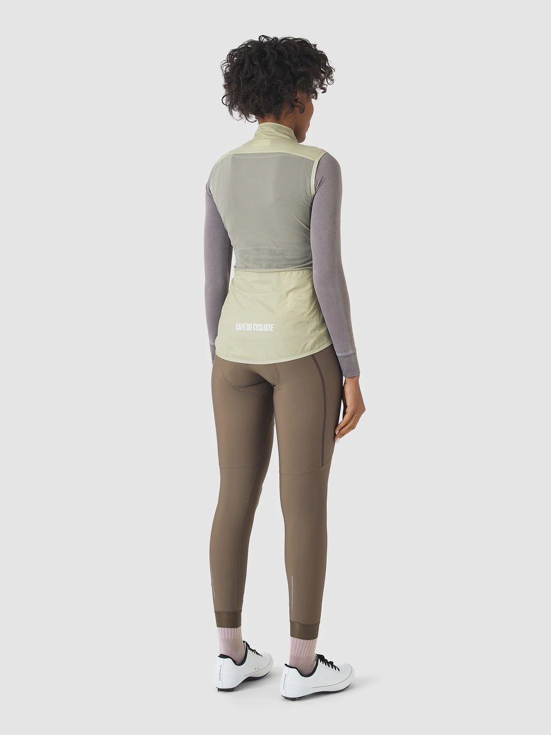Café du Cycliste Edith Women's Cycling Gilet Windweste Puddle