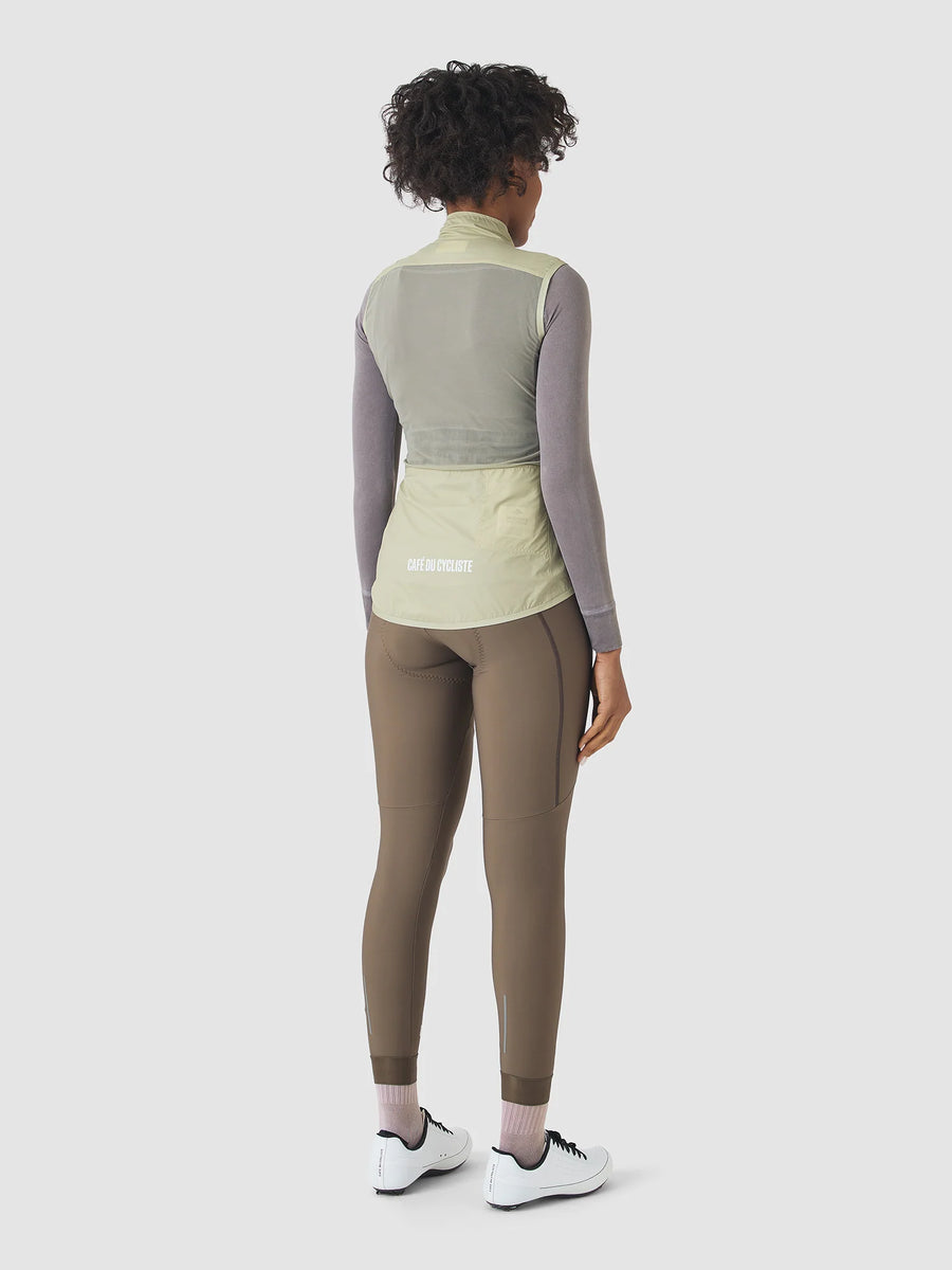 Café du Cycliste Edith Women's Cycling Gilet Windweste Puddle