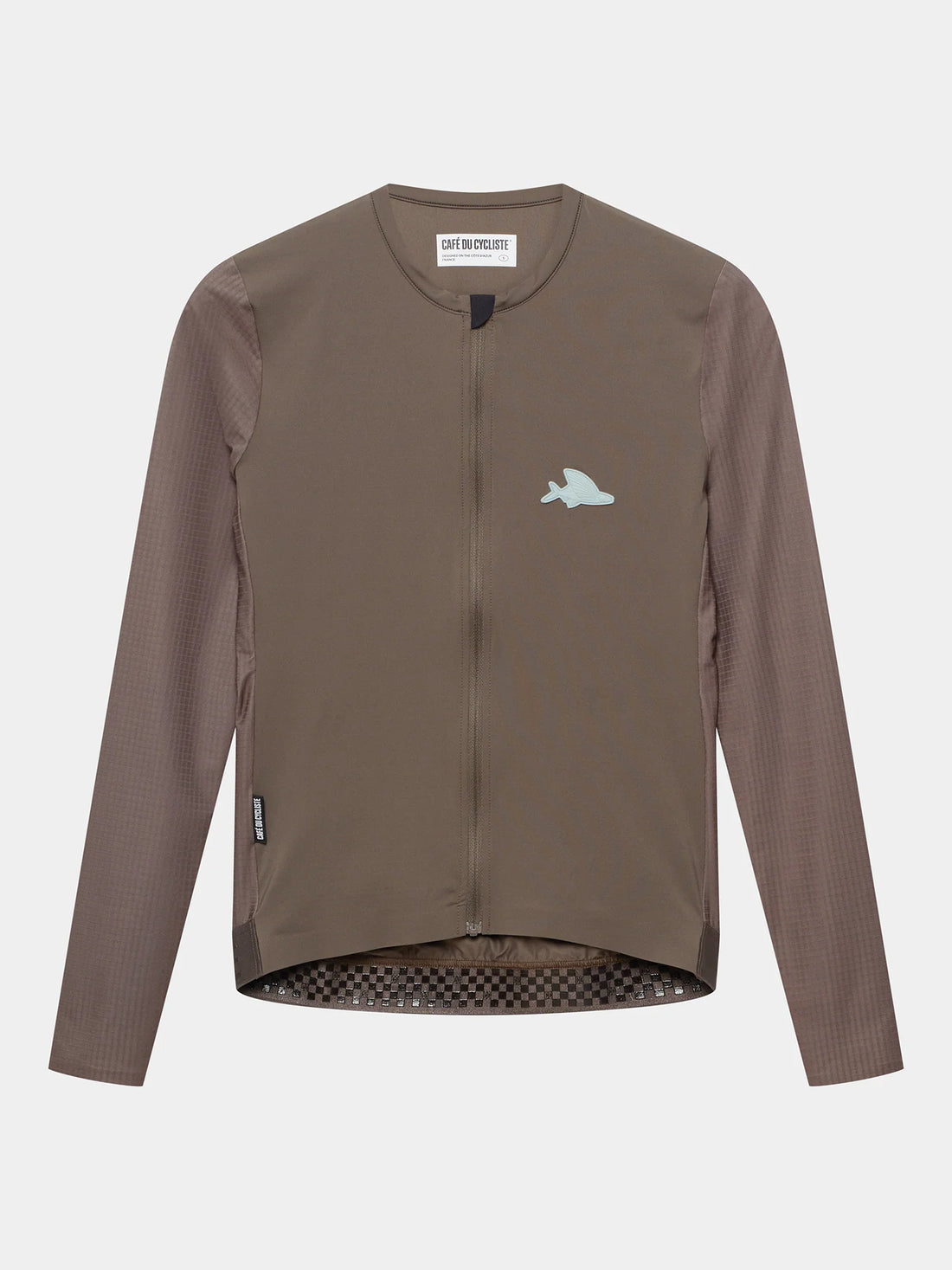 Café du Cycliste Andrea Men's Superlight Long Sleeve Cycling Jersey Radtrikot langarm Carob