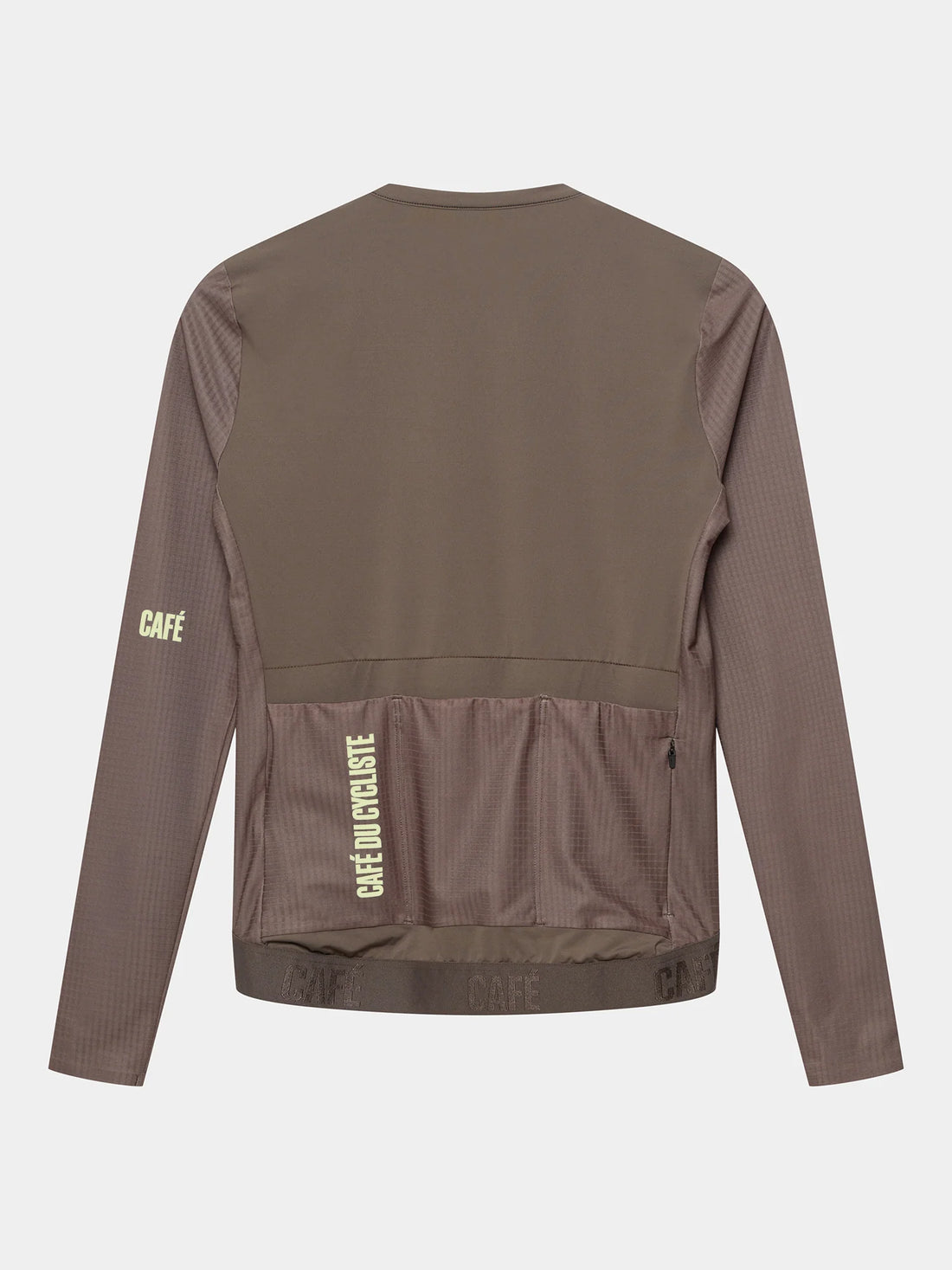 Café du Cycliste Andrea Women's Superlight Long Sleeve Cycling Jersey Radtrikot langarm Carob