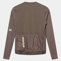 Café du Cycliste Andrea Women's Superlight Long Sleeve Cycling Jersey Radtrikot langarm Carob