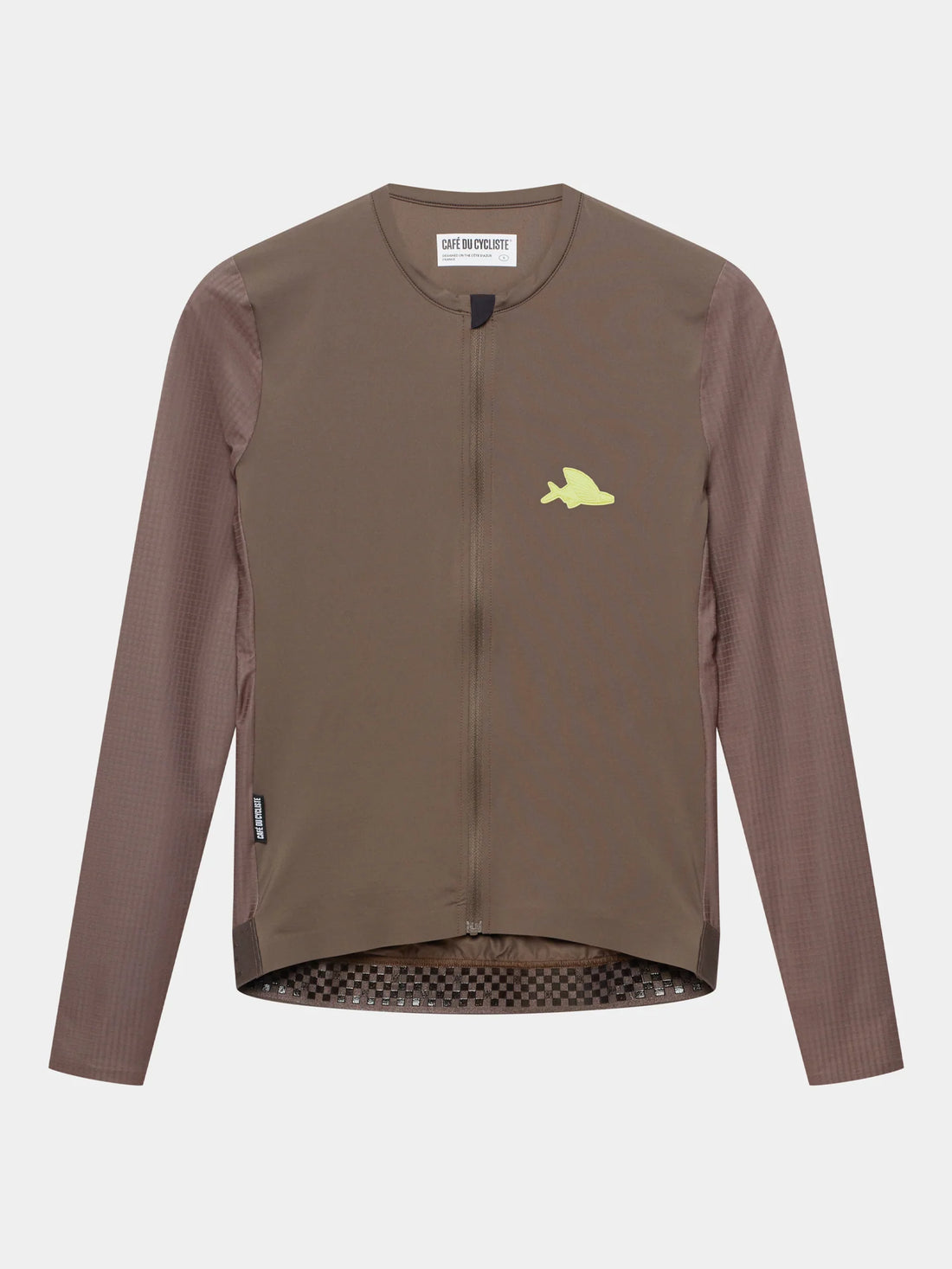 Café du Cycliste Andrea Women's Superlight Long Sleeve Cycling Jersey Radtrikot langarm Carob