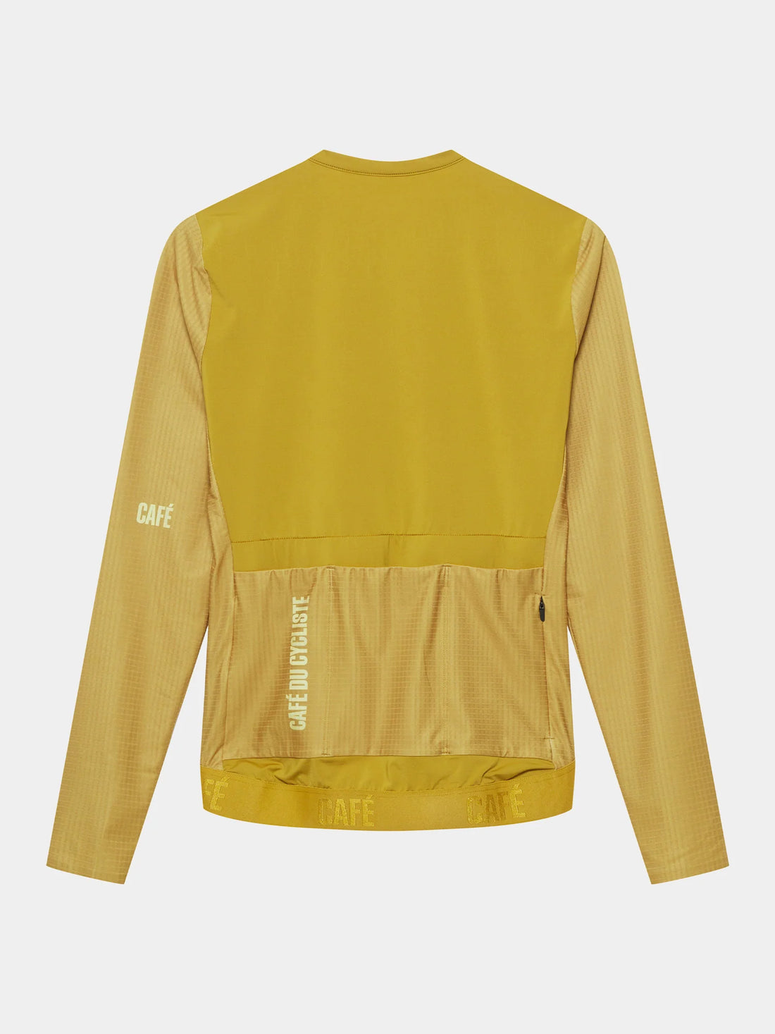 Café du Cycliste Andrea Women's Superlight Long Sleeve Cycling Jersey Radtrikot langarm Golden Olive