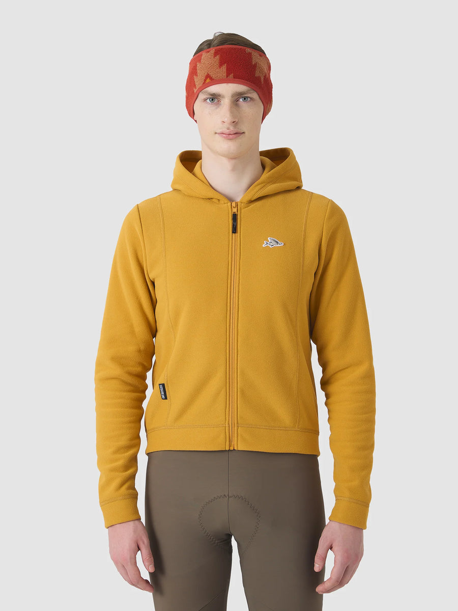 Café du Cycliste Apolline Unisex Midweight Jersey Radtrikot langarm Sunflower