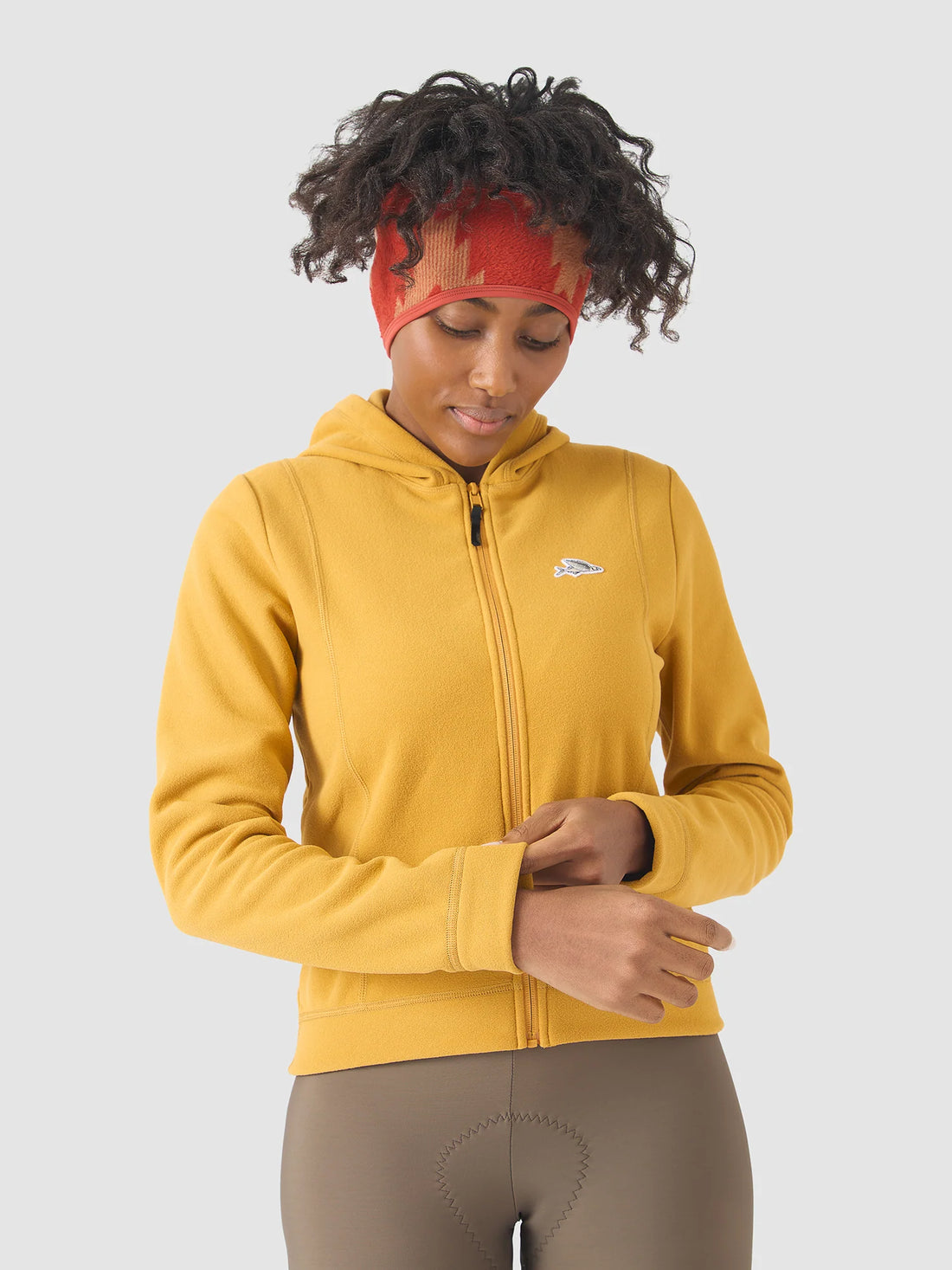 Café du Cycliste Apolline Unisex Midweight Jersey Radtrikot langarm Sunflower