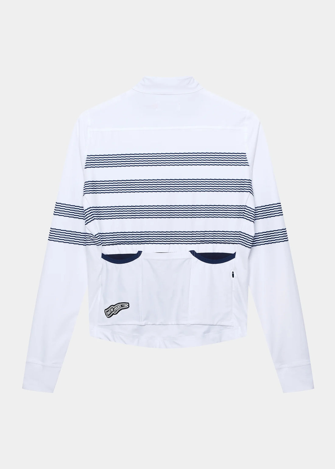 Café du Cycliste Charlie Men's Brushed Long Sleeve Jersey Radtrikot langarm Marinière