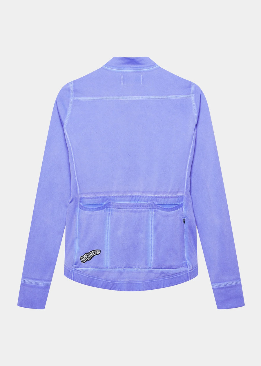 Café du Cycliste Charlie Women's Brushed Long Sleeve Jersey Radtrikot langarm Verbena