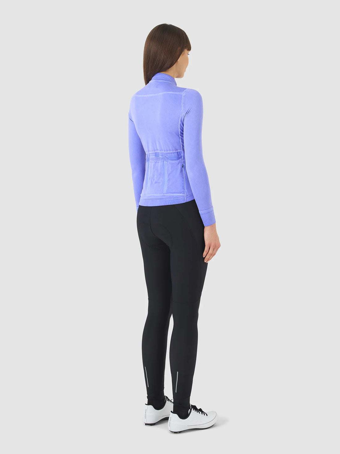 Café du Cycliste Charlie Women's Brushed Long Sleeve Jersey Radtrikot langarm Verbena