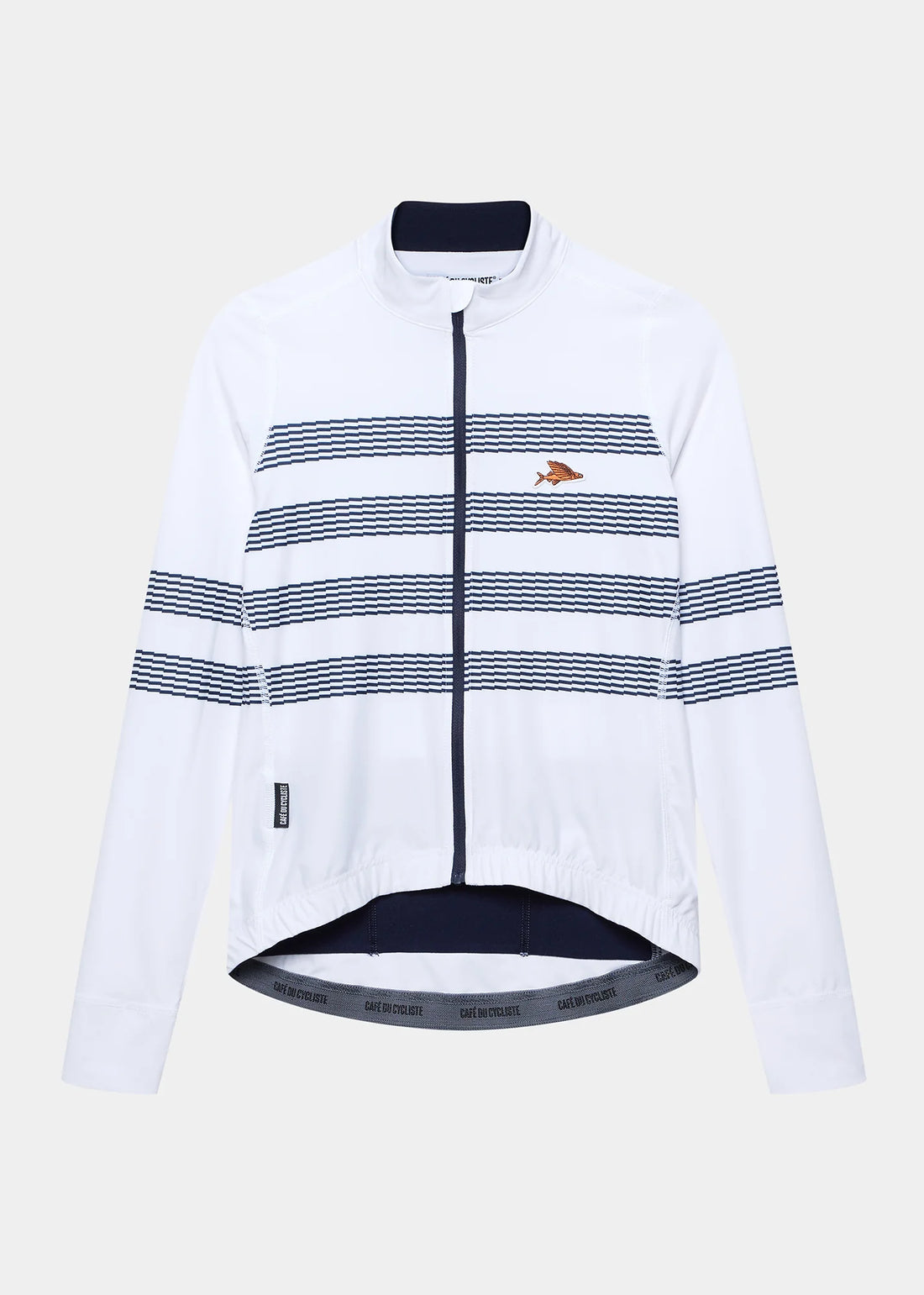 Café du Cycliste Charlie Women's Brushed Long Sleeve Jersey Radtrikot langarm Marinière