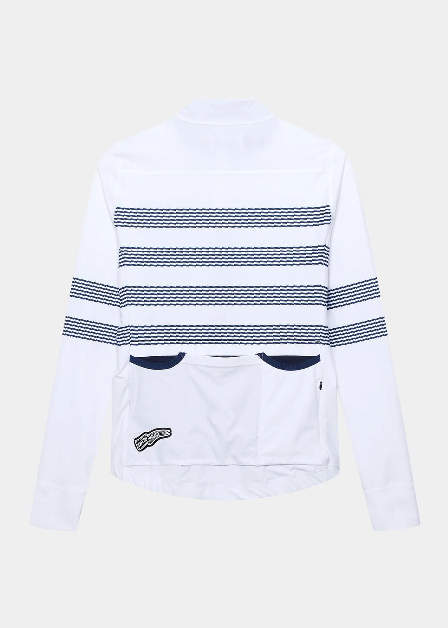 Café du Cycliste Charlie Women's Brushed Long Sleeve Jersey Radtrikot langarm Marinière