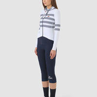 Café du Cycliste Charlie Women's Brushed Long Sleeve Jersey Radtrikot langarm Marinière