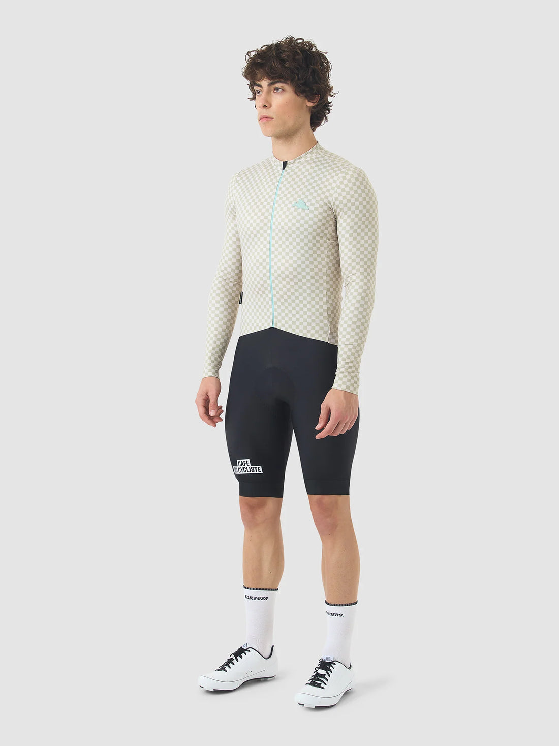 Café du Cycliste Constance Men's Midweight Jersey Radtrikot langarm Puddle
