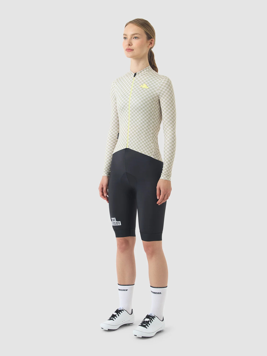 Café du Cycliste Constance Women's Midweight Jersey Radtrikot langarm Puddle