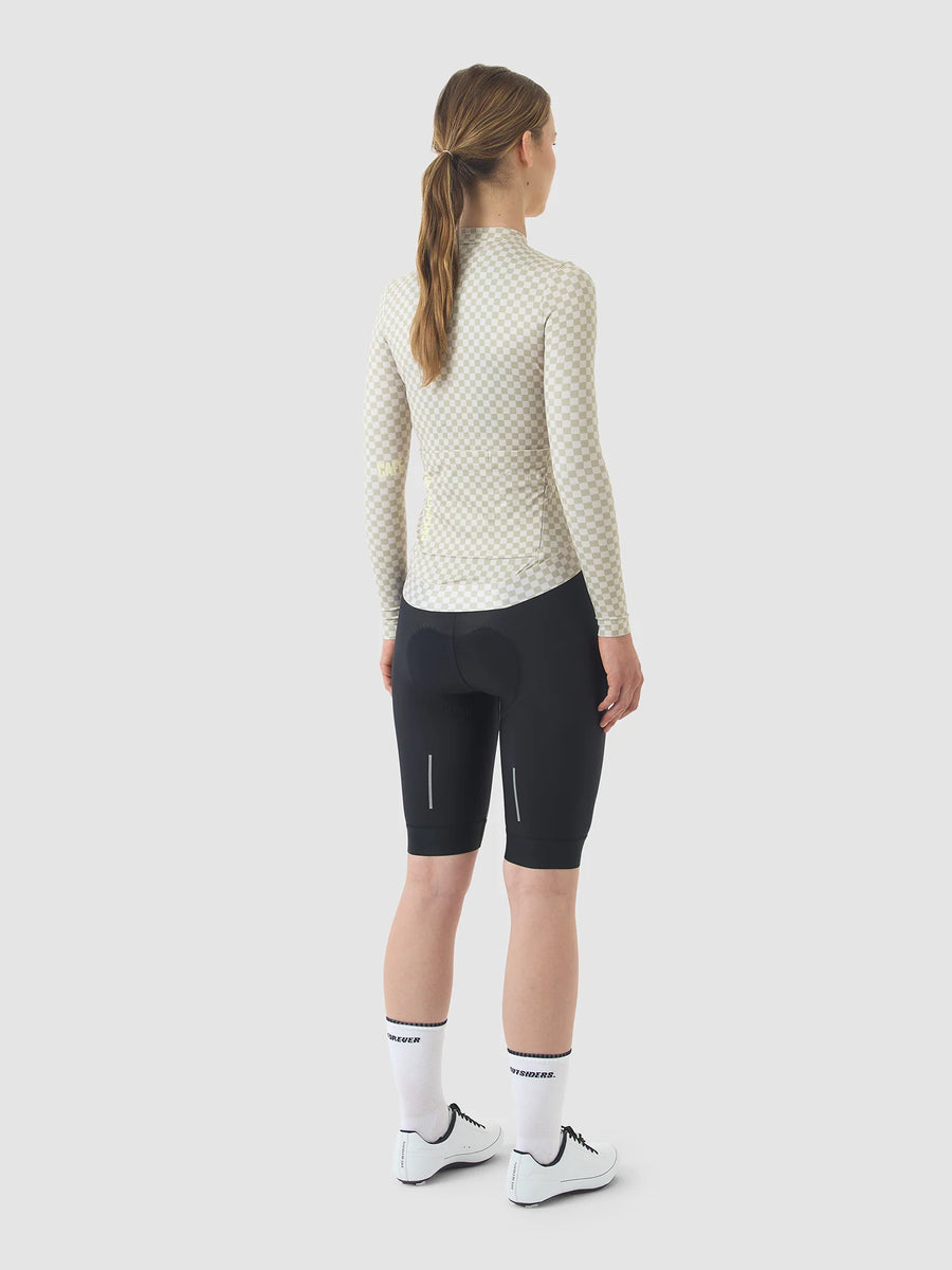Café du Cycliste Constance Women's Midweight Jersey Radtrikot langarm Puddle