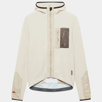 Café du Cycliste Ingrid Men's Microfleece Cycling Jersey Long Sleeve Radtrikot langarm Pearl Grey