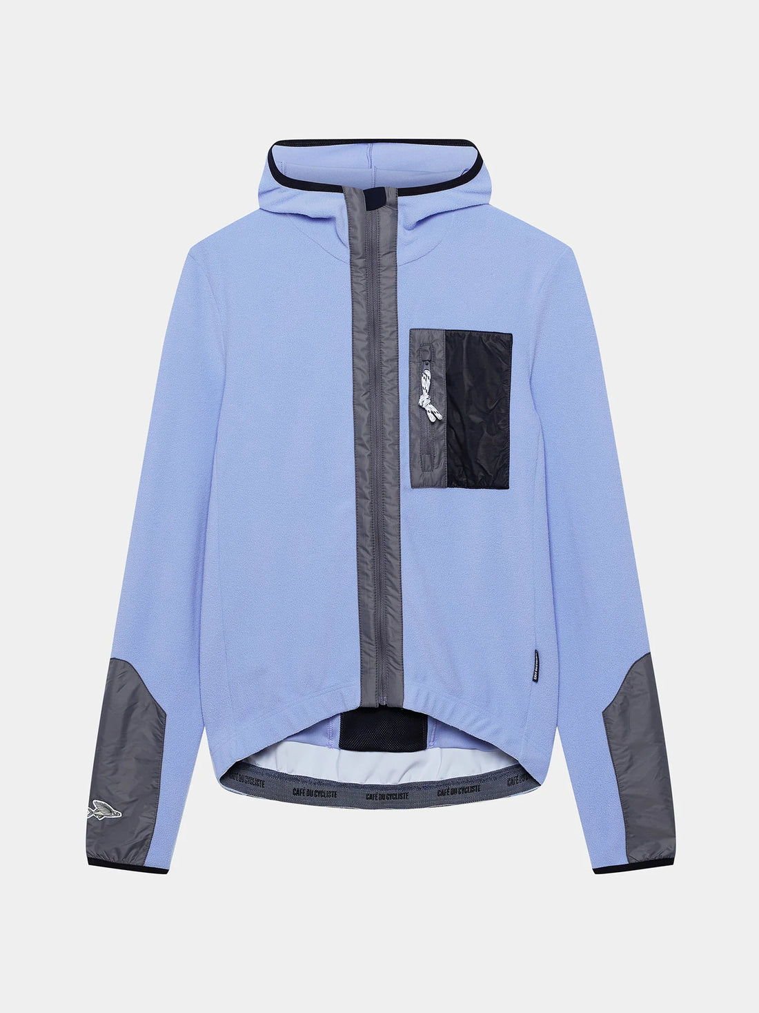 Café du Cycliste Ingrid Men's Microfleece Cycling Jersey Long Sleeve Radtrikot langarm Verbena