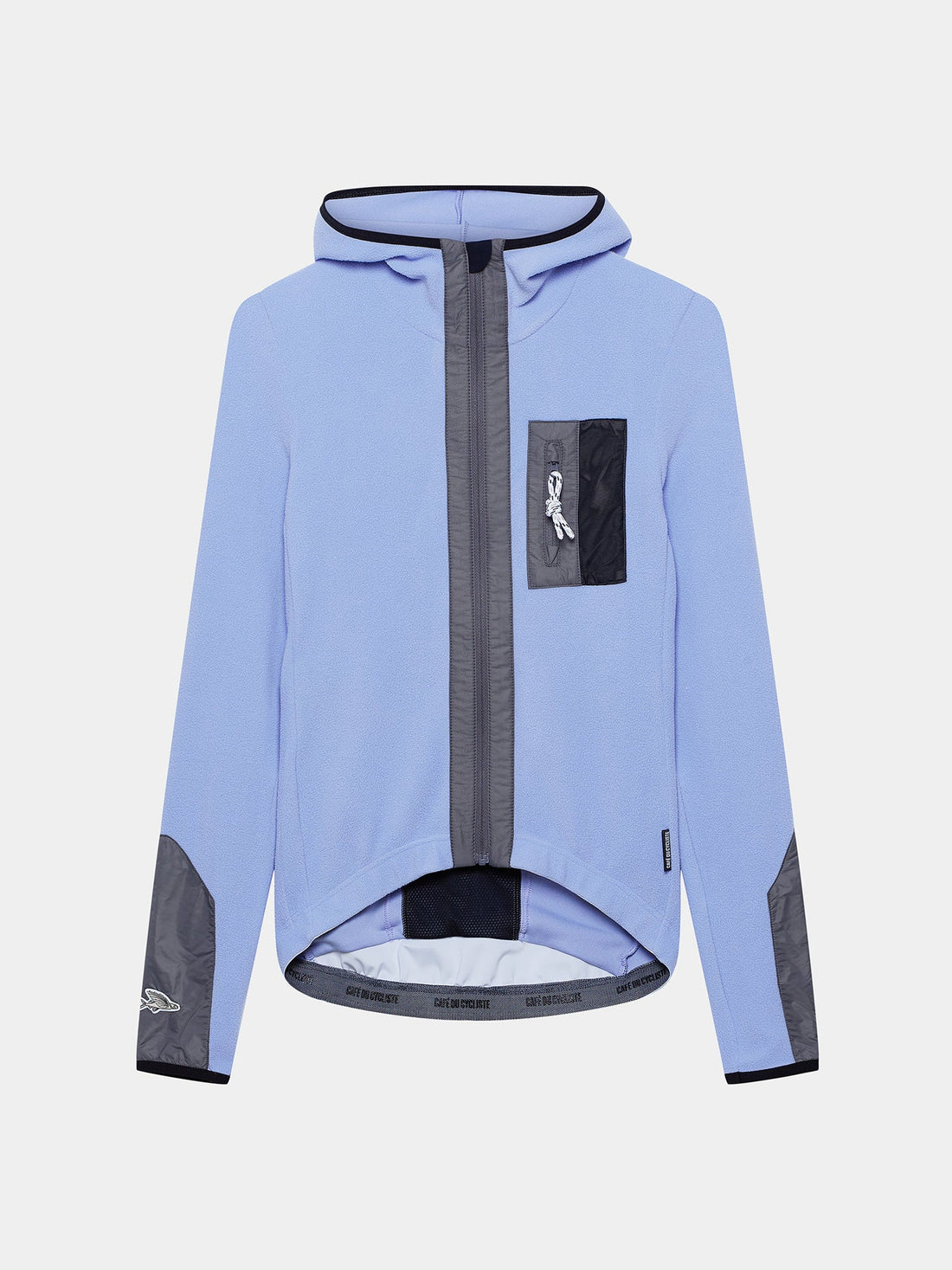 Café du Cycliste Ingrid Women's Microfleece Jersey Radtrikot langarm Verbena